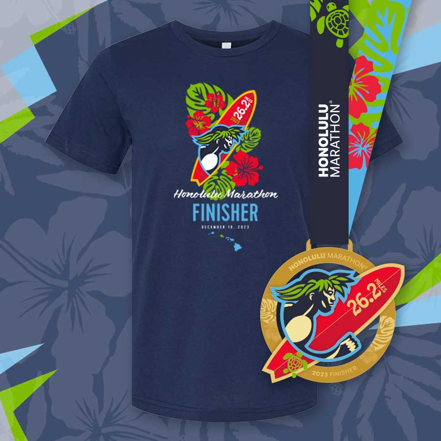 2023 Finisher Pack - Virtual Honolulu Marathon