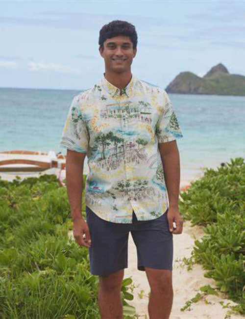 Honolulu Marathon Aloha Shirt by Reyn Spooner